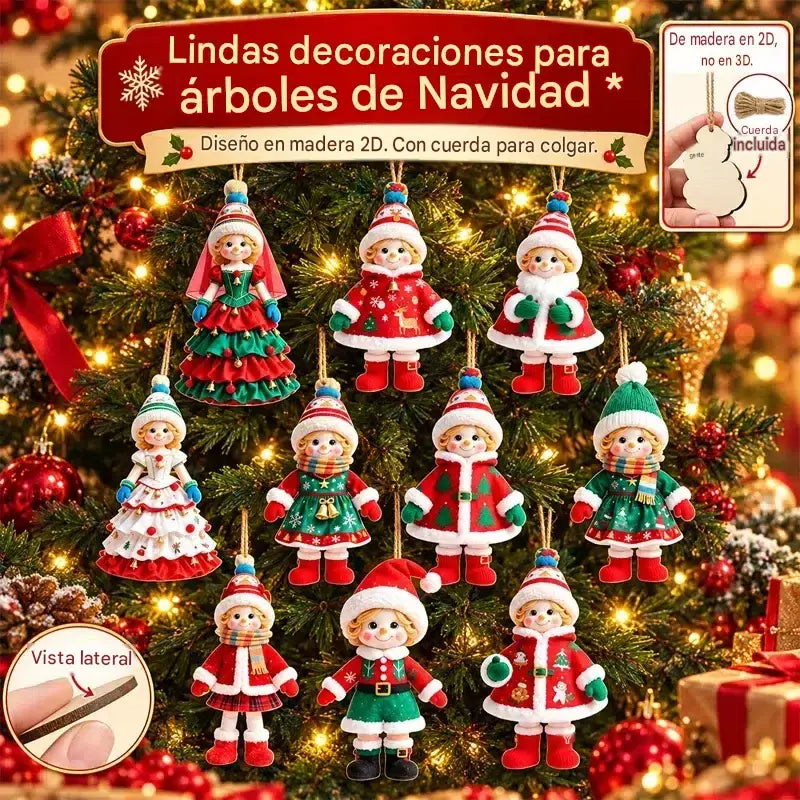 🎄【20 piezas】🎅Adornos navideños adorables✨