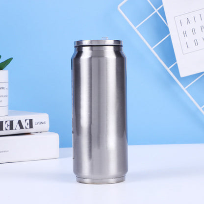 🥤 Vaso térmico de acero inoxidable de doble capa con forma de lata de refresco