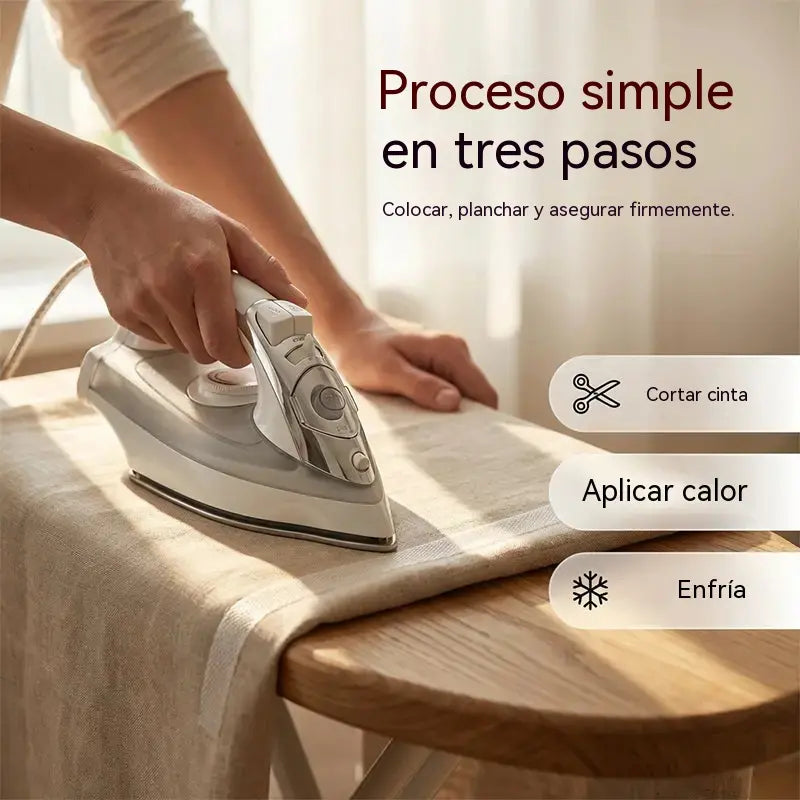 Cinta adhesiva de doble cara para dobladillos de costura DIY en rollo de 20 metros, para prendas de vestir, con adhesivo termofusible.