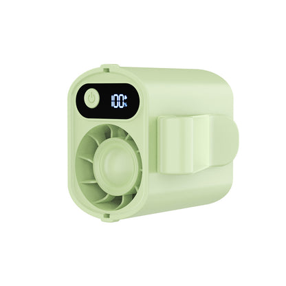 🌀❄Ventilador portátil para la cintura con clip y pantalla digital