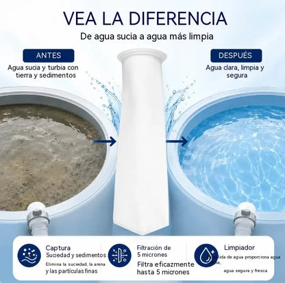 💥Bolsa de filtro líquido para purificación de agua con malla de tela no tejida