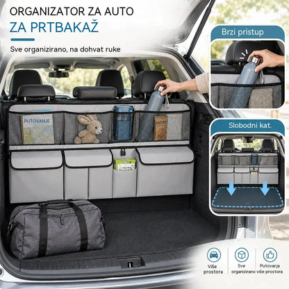 🚗 Vješalica za organizaciju prtljažnika automobila — Oslobodite prostor na podu prtljažnika i organizirajte svoje stvari! ✨📦