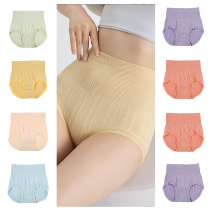 🔥【40-90 kg】🔥 Último día – 50 % de descuento – Braguitas antibacterianas de talle alto con control de abdomen