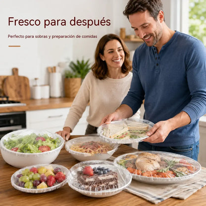 【2 bolsa, 200 piezas】Tapa de frescura desechable de grado alimenticio