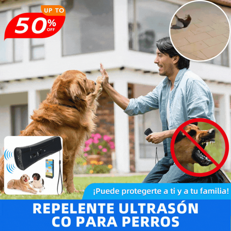 🐶🔥【Compra 1 y obten 1 gratis】 Ahuyentador Ultrasónico para Perros – Seguro, Portátil y Eficaz