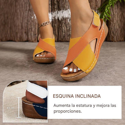 【30%OFF】【36-43】🔥Sandalias ortopédicas de tacón inclinado ultra cómodas