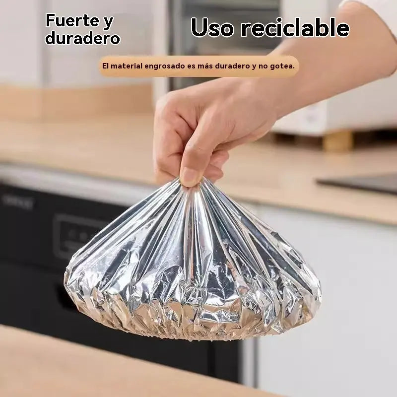 【50piezas】Cubierta térmica de papel de aluminio apto para alimentos