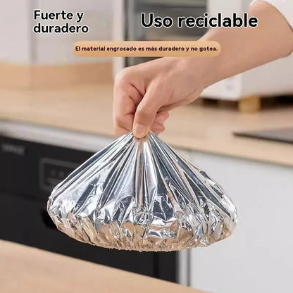 【50piezas】Cubierta térmica de papel de aluminio apto para alimentos