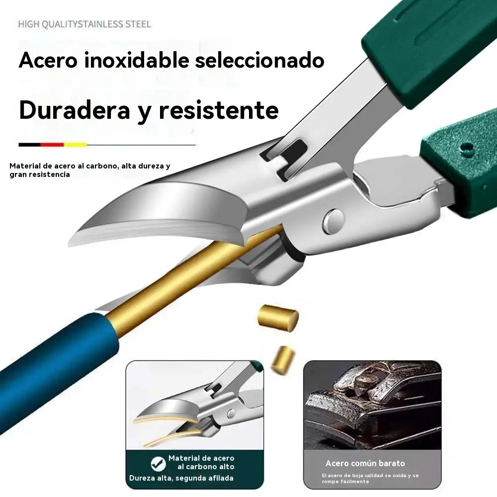 🔥【50%OFF】🔥 Cortaúñas antisalpicaduras con borde inclinado de 25° (juego de 3 piezas)