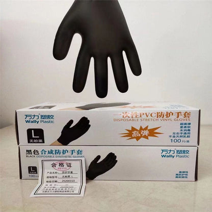 【100 piezas 27 euros - Talla L】Guantes profesionales de nitrilo: resistentes, antideslizantes, resistentes a las manchas y a los arañazos