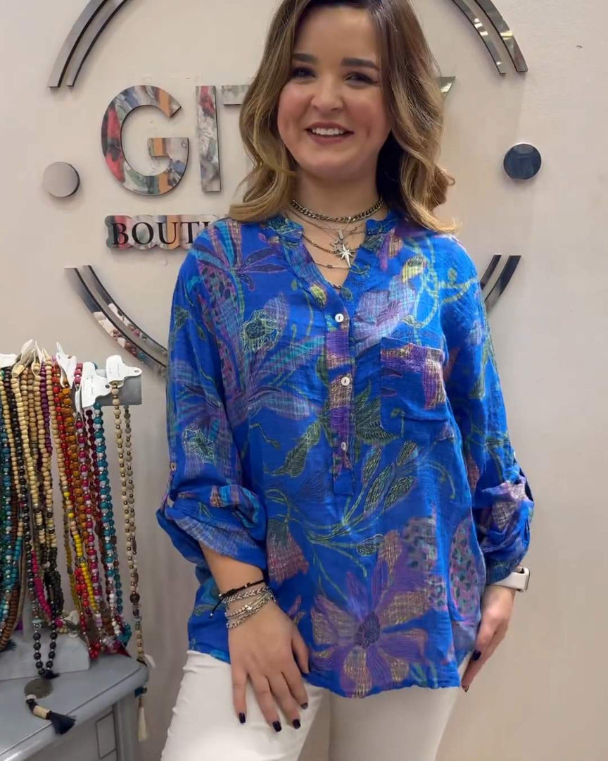 💐【S-5XL】🦋2026 nueva camisa de cuello alto de moda para mujer