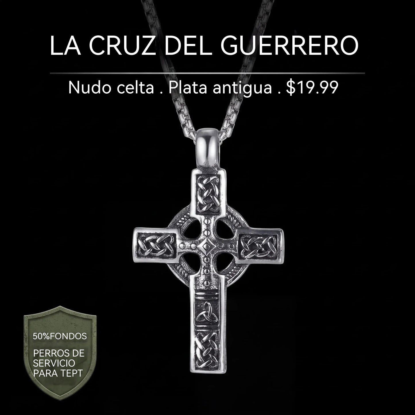 🔥Compra 1 y llévate 1 gratis🔥✝️La Cruz del Guerrero
