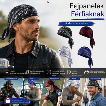 🏝【5 darabos értékkészlet】Frissítő mintás sapka és fejkendő szett, légáteresztő selyemből.