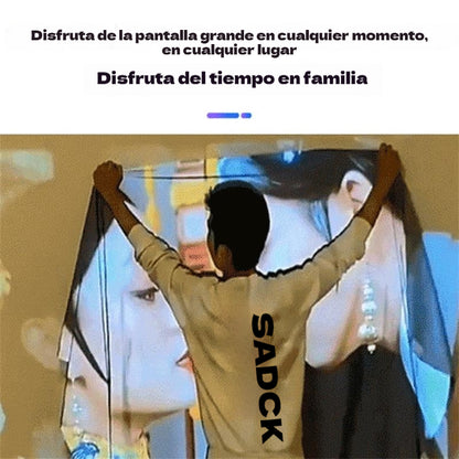 📢📺 Pantalla de proyección blanca mate de alta definición, que crea una experiencia de cine en casa inmersiva 🎬🌟