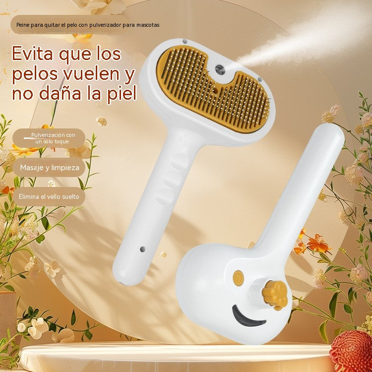 peine para eliminar el pelo de gatos y perros, peine para perros, peine para mascotas, peine en spray para gatos