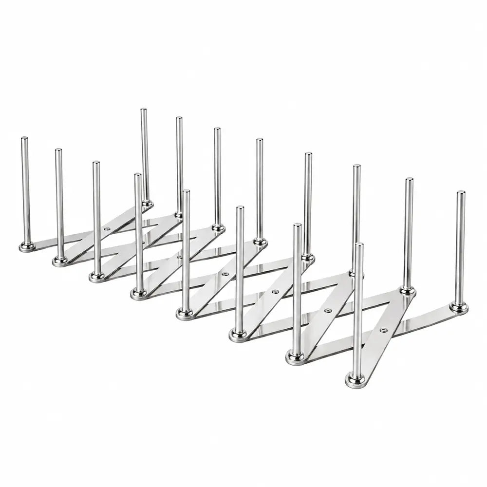 🍽️✨ Escurridor de Platos Extensible de Acero Inoxidable 430 | Organizador Plegable para Platos y Tapas de Olla | Rejilla de Drenaje para Fregadero 🍳