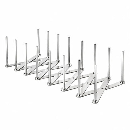 🍽️✨ Escurridor de Platos Extensible de Acero Inoxidable 430 | Organizador Plegable para Platos y Tapas de Olla | Rejilla de Drenaje para Fregadero 🍳