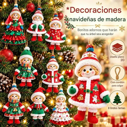 🎄【20 piezas】🎅Adornos navideños adorables✨