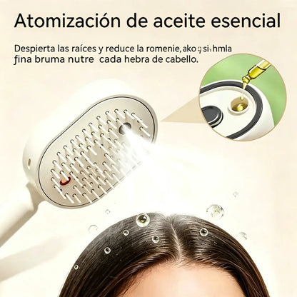 ⚡💨 Pulverizador eléctrico con peine de masaje y cojín de aire
