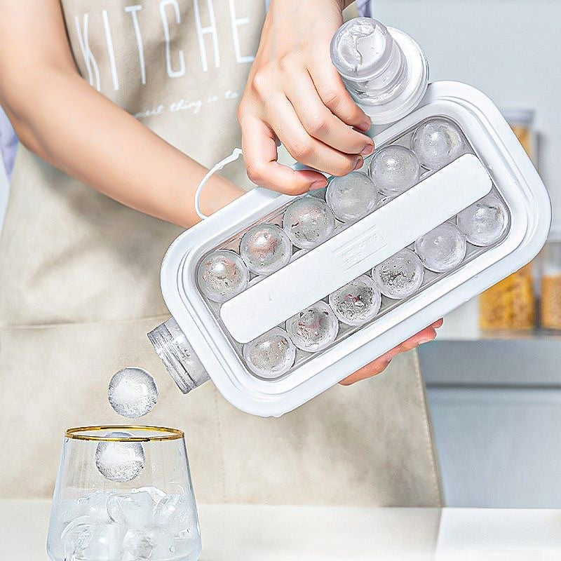 🎁🎁Botella para hacer esferas de hielo con molde integrado, apta para uso alimentario