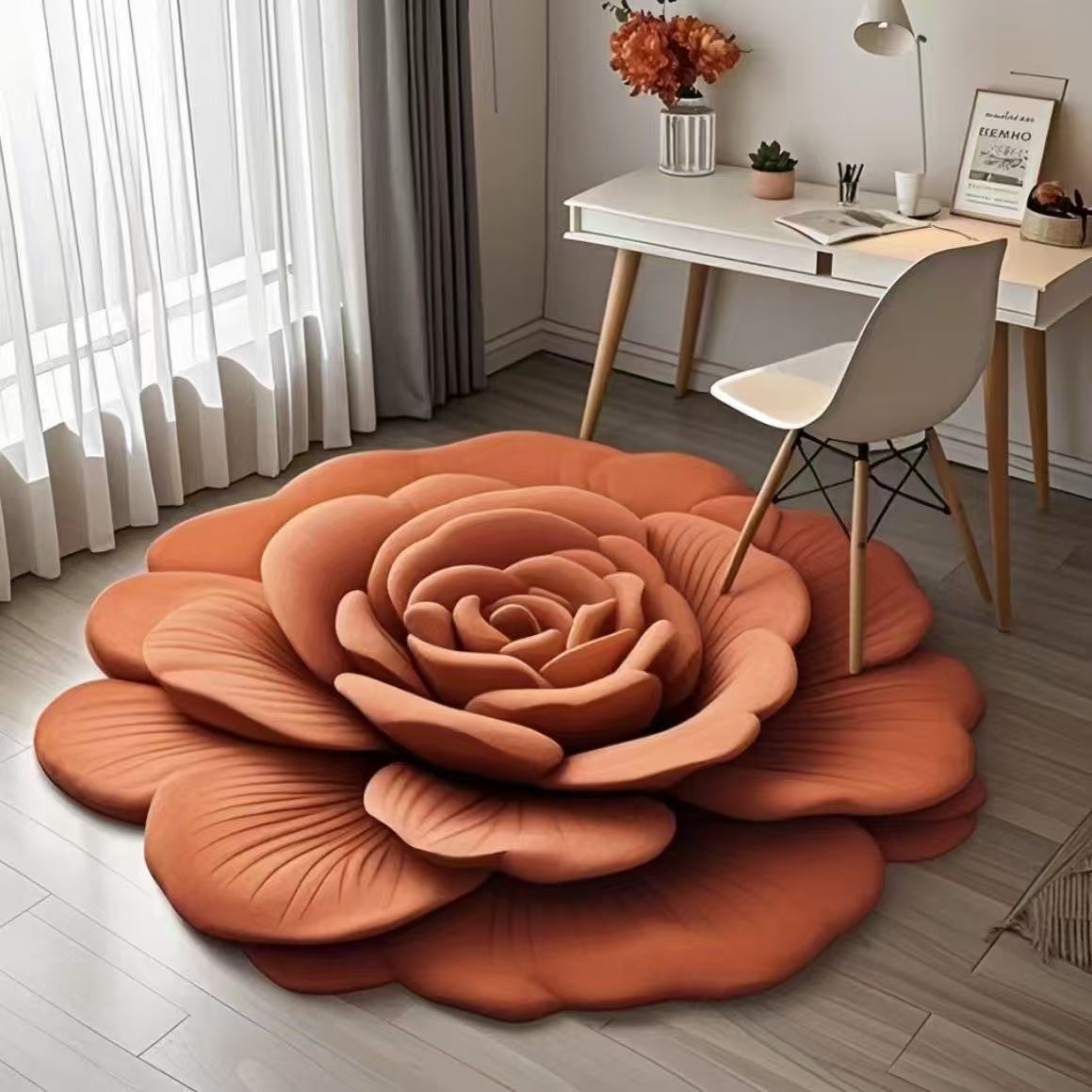 🌺 Elegante alfombra floral ✨Secado rápido, absorbente y antideslizante