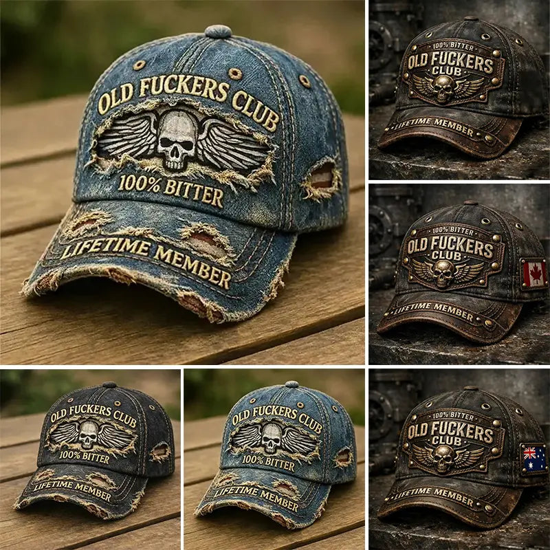 👍2 kus 660 Kč🧢Klub starých chlapů – Retro baseballová čepice