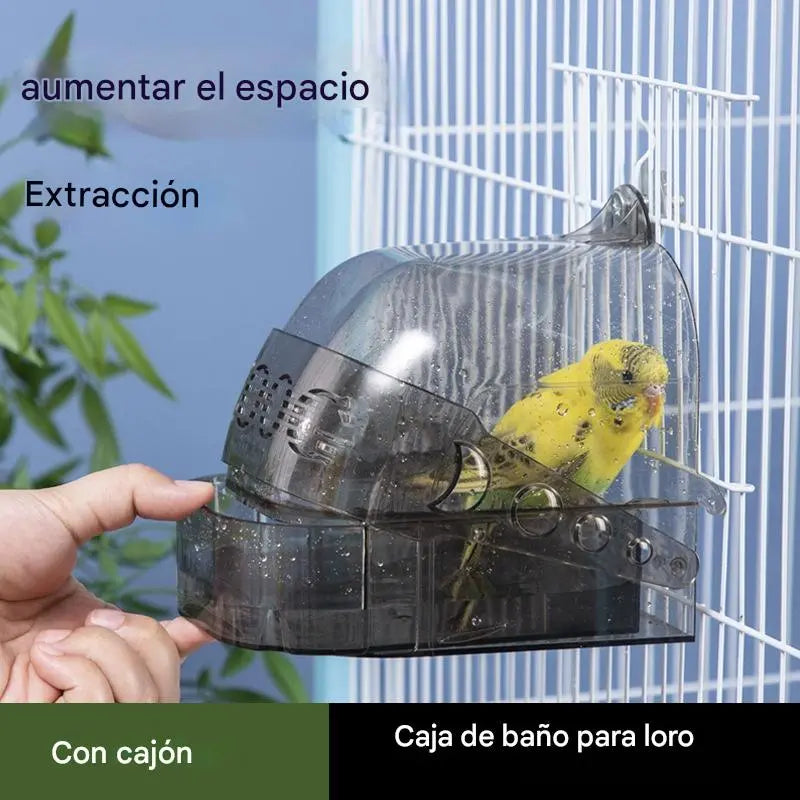 🔥【50%OFF】🐦Bañera para pájaros, accesorios para jaulas de pájaros