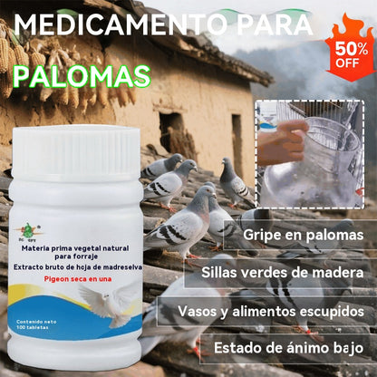 🔥50%OFF🔥🕊️🕊️100 comprimidos, medicamento especial para palomas mensajeras, tratamiento 6 en 1 para palomas: ¡curación rápida, resultados significativos!