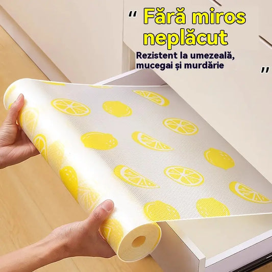 【45*500cm】Tapetes para cajones, tapetes para gabinetes y tapetes de mesa gruesos y resistentes a la humedad.