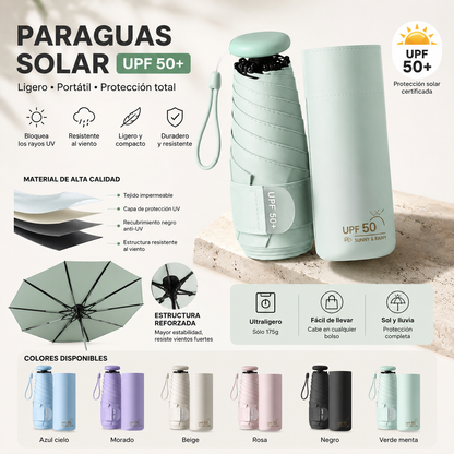 ✨50% DE DESCUENTO🏆 Paraguas/sombrilla ultraligera y portátil para todo tipo de clima