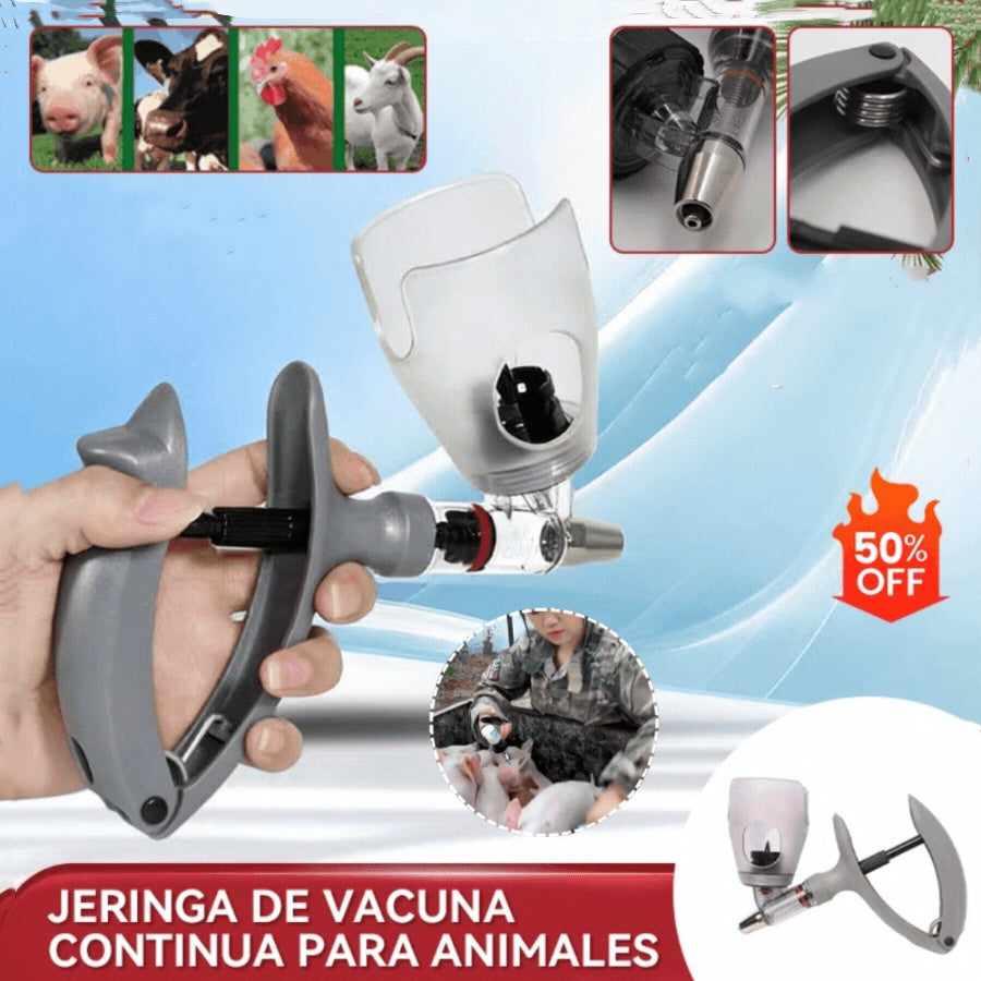 🐖🐖Jeringas ajustables automáticamente para cerdos, pollos, ganado vacuno y ovejas