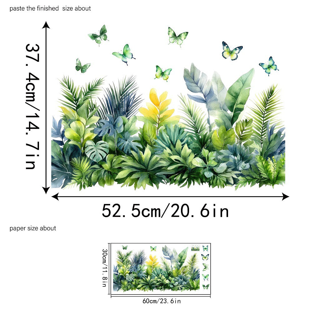 【2 piezas 】Calcomanía para ventana con ramo de flores de colores