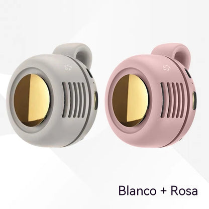 【2 unidades】Mini ventilador portátil con pinza para ropa, rotación ajustable de 360°, refrigeración ultrasilenciosa, flujo de aire natural y saludable, recargable por USB