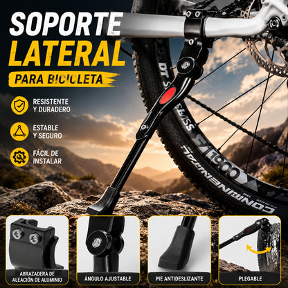 🚴‍♂️ Soporte universal ajustable de aluminio para bicicletas: aparcamiento estable para cualquier bicicleta 🛡️🚲