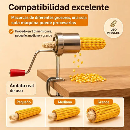 🌽 Desgranadora Manual de Maíz – Máquina de Mano para Separar Rápidamente los Granos de la Mazorca