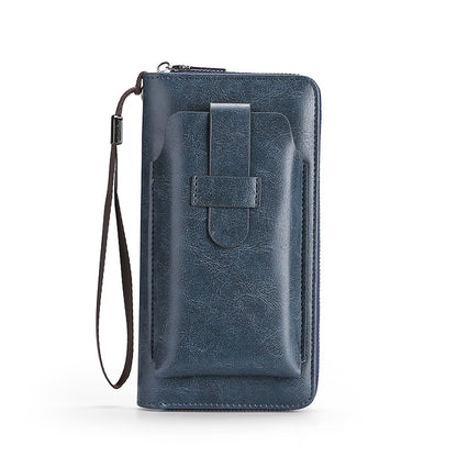 🎉⏰Oferta por tiempo limitado:💼Cartera multifuncional para hombre de cuero genuino hecha a mano de nuevo estilo