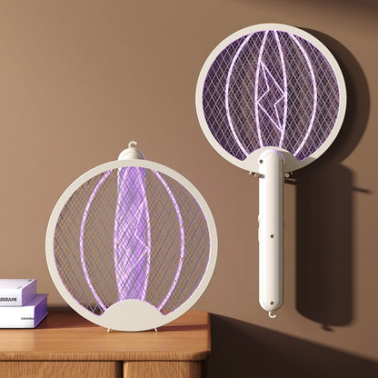 🦟Raqueta Eléctrica Mata Mosquitos Recargable 2 en 1