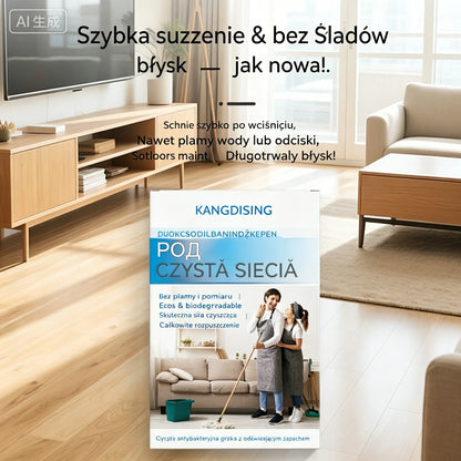🧹✨ 【4 opakowania – 240 tabletek】Antybakteryjne i dezodorujące wielofunkcyjne tabletki czyszczące | Odpowiednie do podłóg drewnianych, laminatów, płytek i ścian przyczep kempingowych