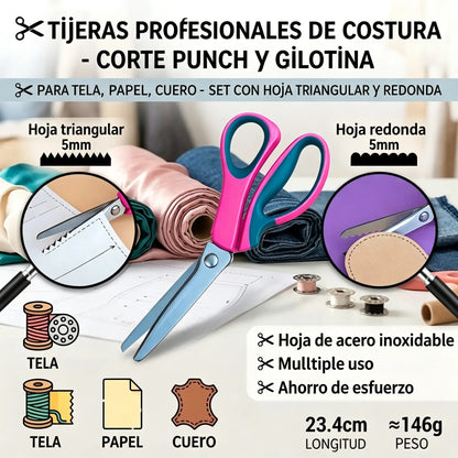 ✂️🧵Tijeras multifuncionales para manualidades, ¡crea encajes exquisitos fácilmente!