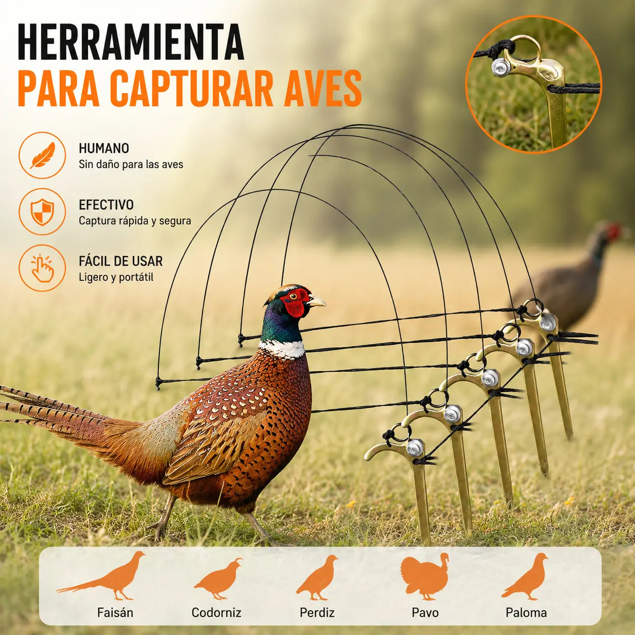 🔥【Compra 5 y llévate 5 gratis】🐦10 Jaulas para pájaros | Diseño mediano, aptas para pollos, patos y otras aves de corral