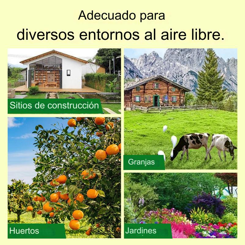 🐅🐅 Repelente ultrasónico de animales salvajes alimentado por energía solar