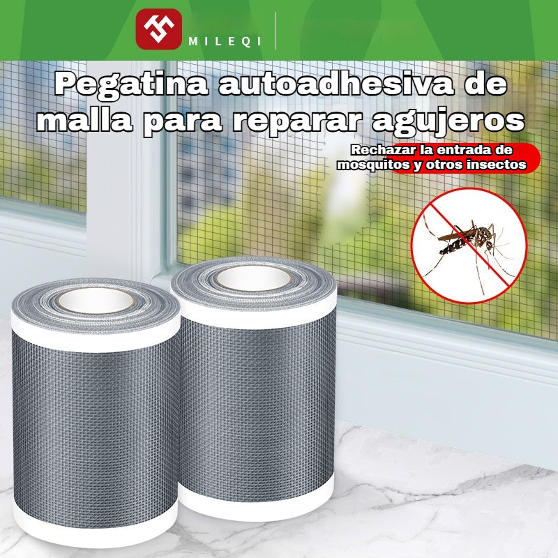 💯💯【12cm *10 m】Cinta autoadhesiva casera para reparar mosquiteras