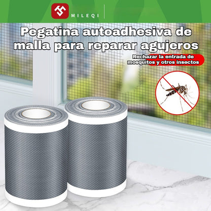 💯💯【12cm *10 m】Cinta autoadhesiva casera para reparar mosquiteras