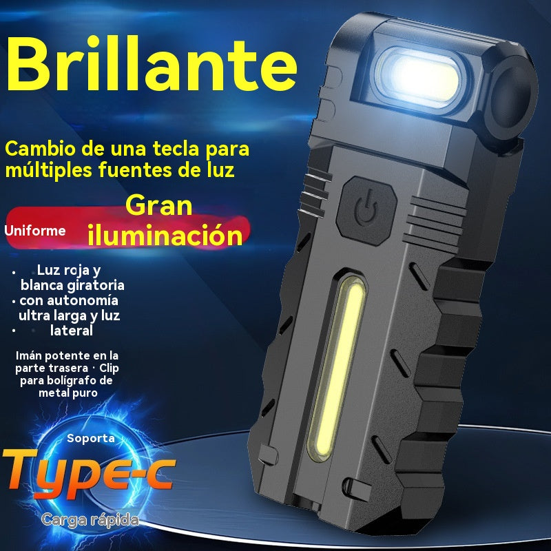 ¡50% de descuento! Luz de trabajo LED con cabezal giratorio de 180°