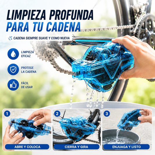 📢📢 ¡50% de descuento! ⏰ Cepillo para limpiar la cadena de la bicicleta