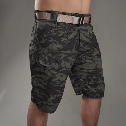 🔥【S-6XL】Pantalones cortos tácticos impermeables para exteriores para hombre❤️ (40-105 kg)