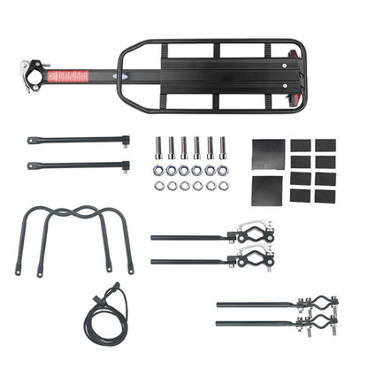 🏆ÚLTIMO DÍA DE OFERTA 50% DE DESCUENTO🔥Portaequipajes trasero de aluminio resistente para bicicleta