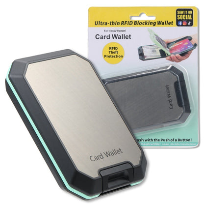 🔥Cartera inteligente antirrobo RFID: diseño elegante, ligero y seguro para tus tarjetas y efectivo