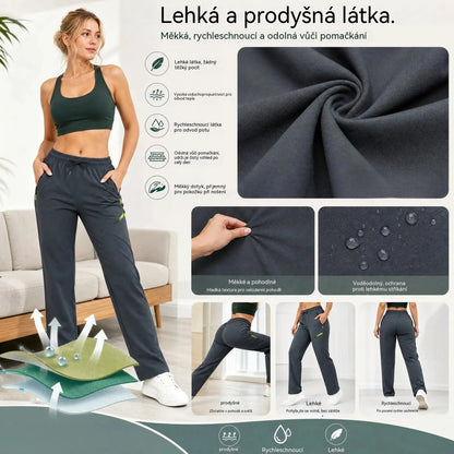 ⏳ Časově omezená nabídka 🔥 Dámské cargo kalhoty rovného střihu — Elastický pas; ideální do práce, na cesty i pro každodenní nošení 👖✨