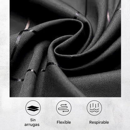 【M-4XL】Camisa de manga corta con alta elasticidad, sin arrugas y sin necesidad de planchar.